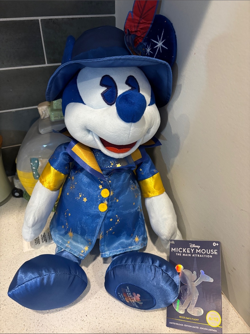 Disney MMA Mickey Mouse Plush Series 6/12 Peter Pan’s Flight NWT